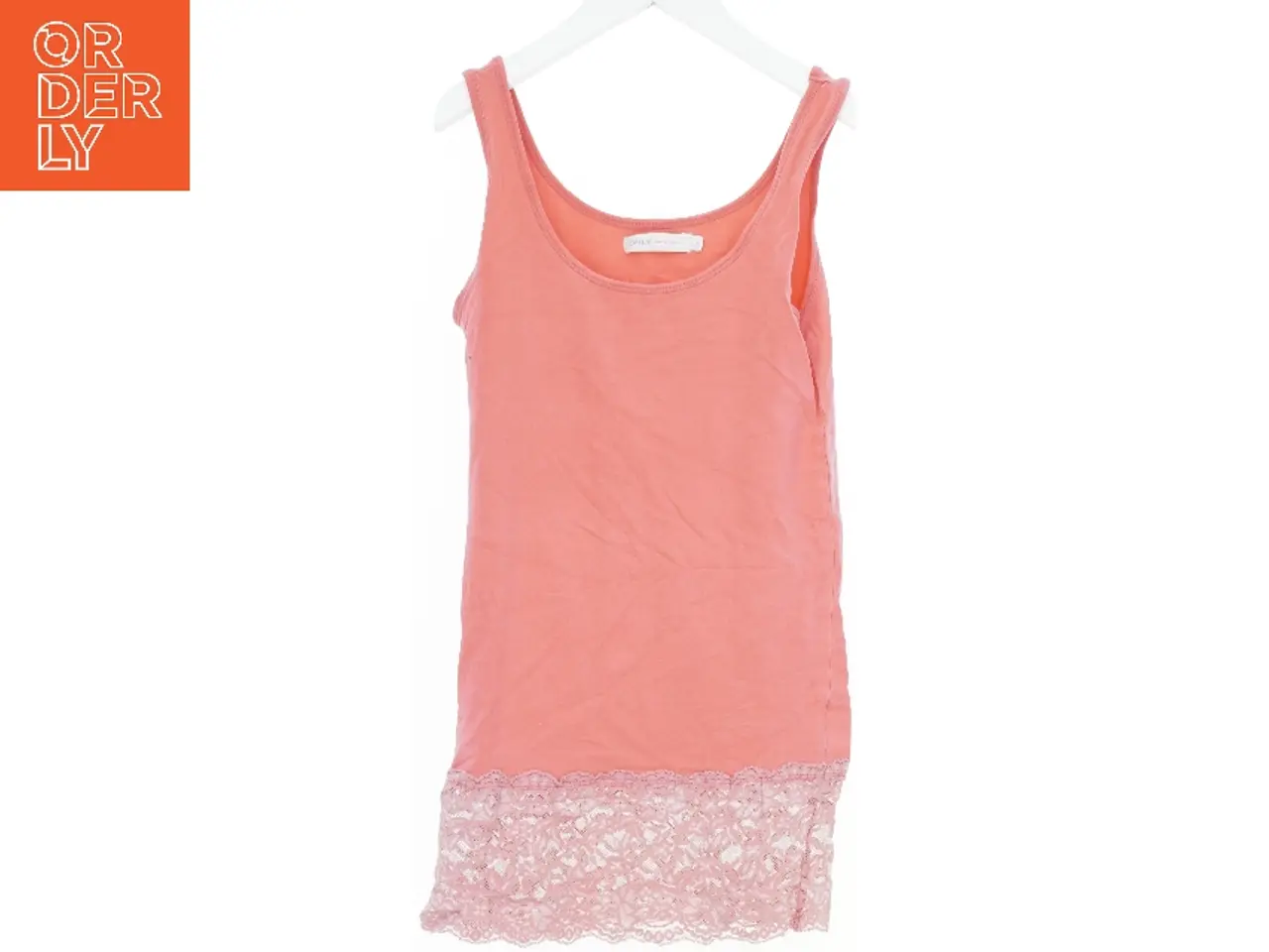 Billede 1 - Tanktop med blondekant fra Only (str. S)