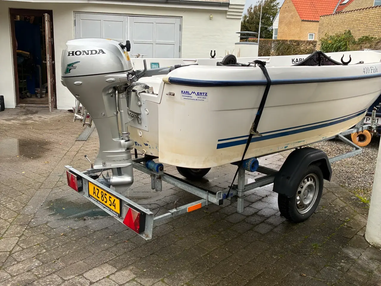 Billede 8 - Ørnvik 410 med 20 hk Honda og trailer