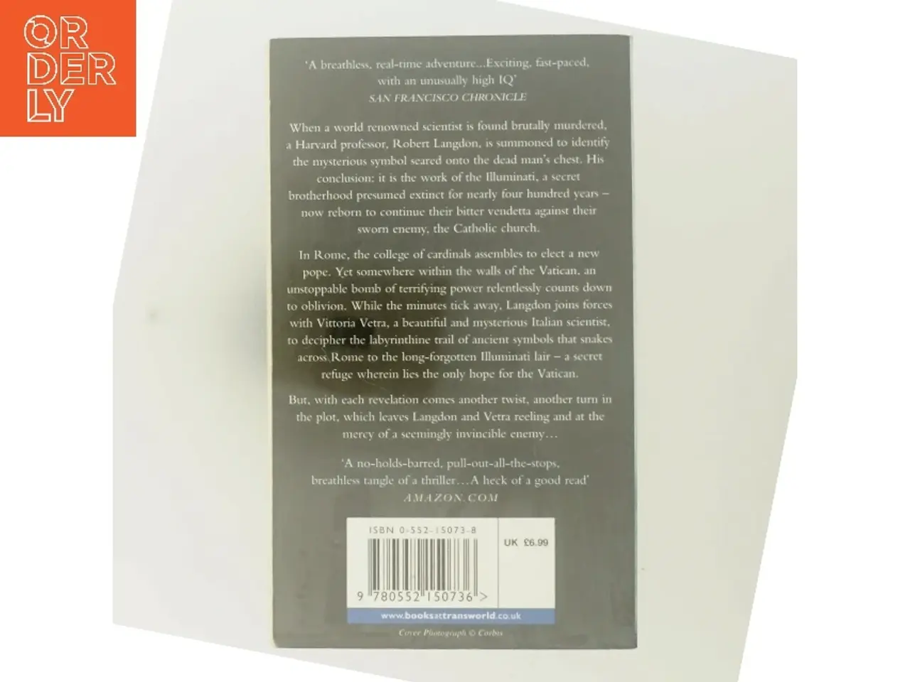 Billede 3 - Angels and Demons by Dan Brown af Brown, Dan (Bog)