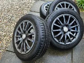 Alufælge med michelin dæk