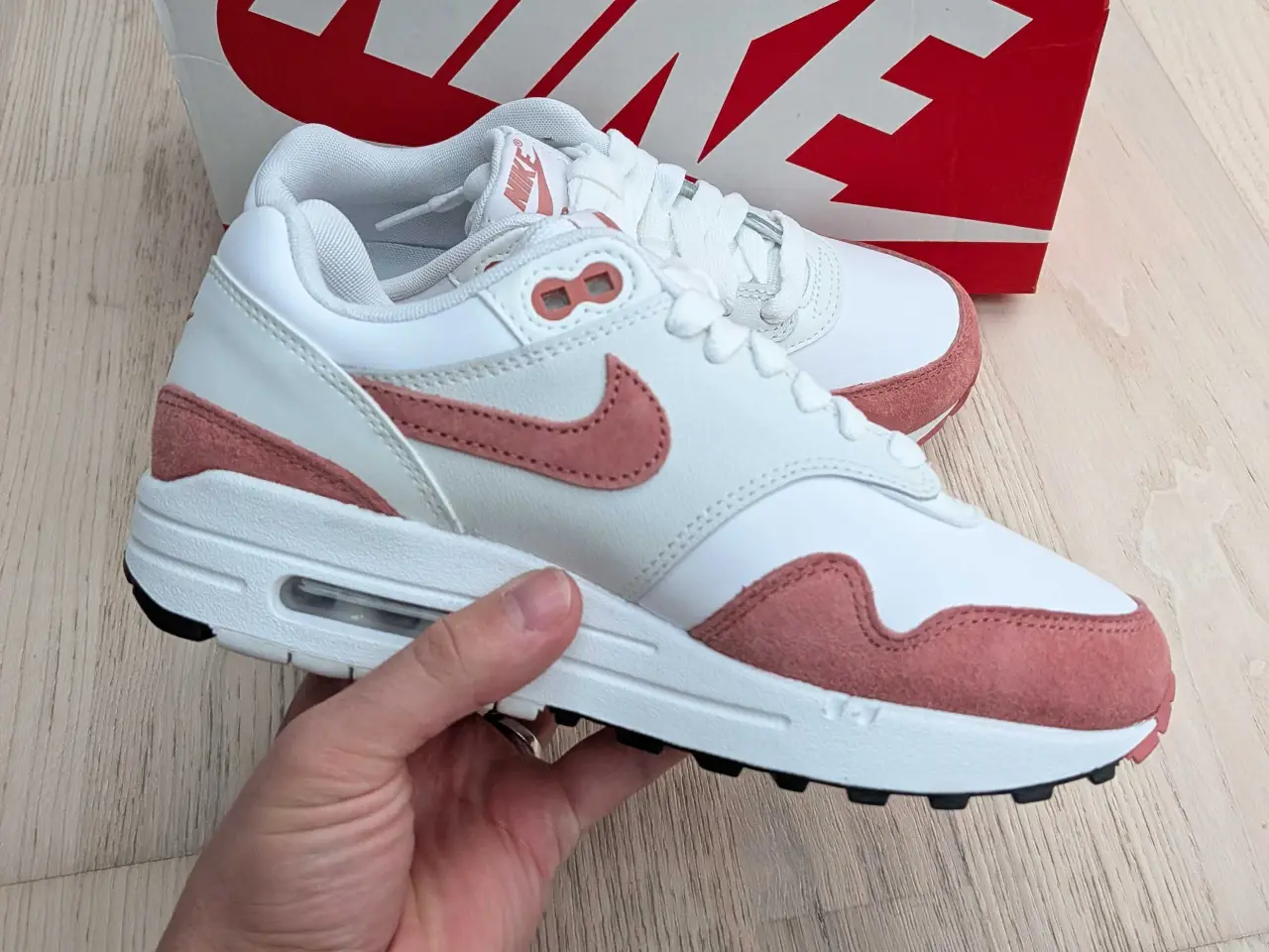 Billede 4 - Nike Air Max 1 White Canyon pink