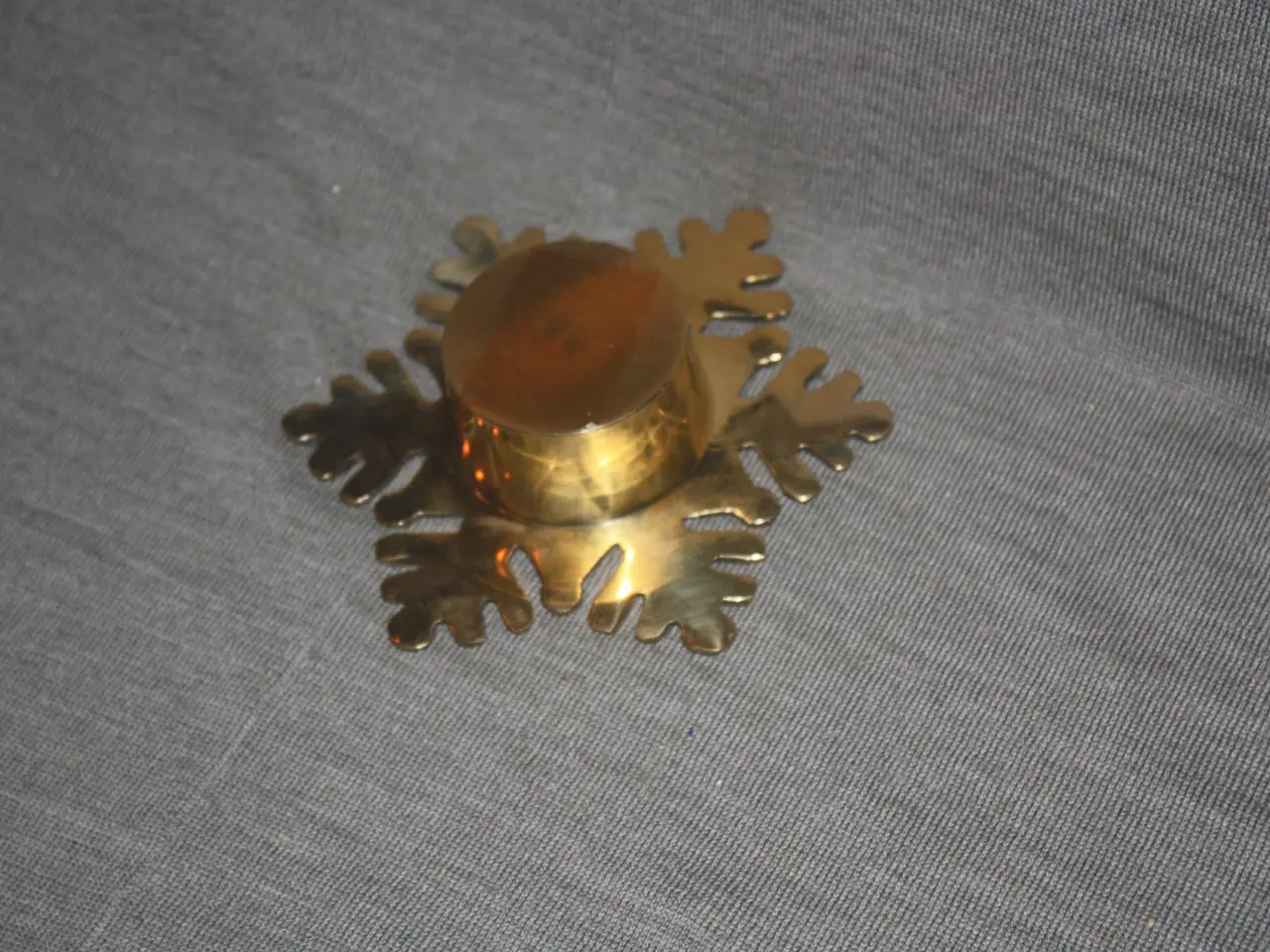 Billede 2 - Fyrfadsstage til Jul diam. 11 cm