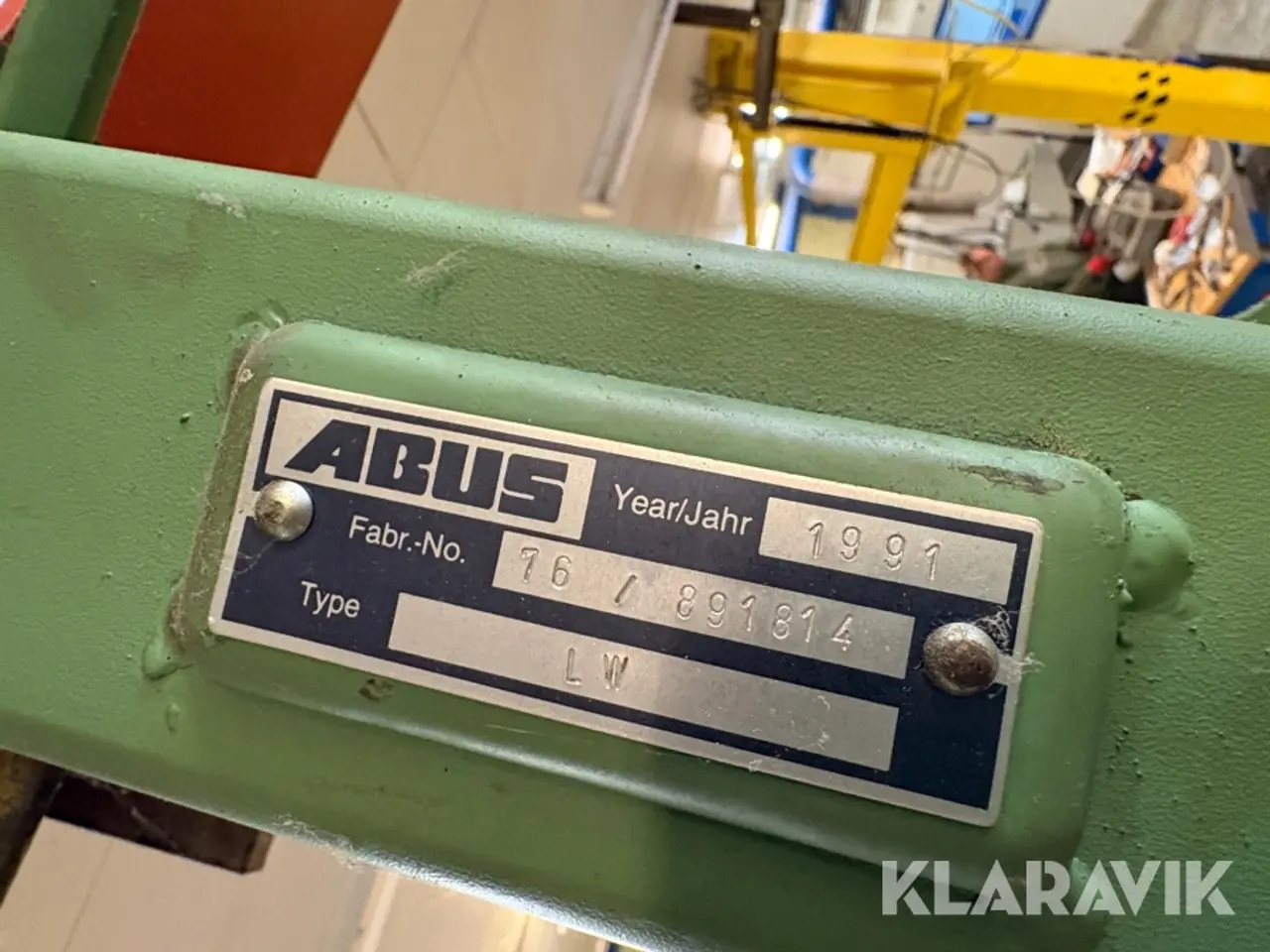 Billede 2 - Kran 125kg Abus LW