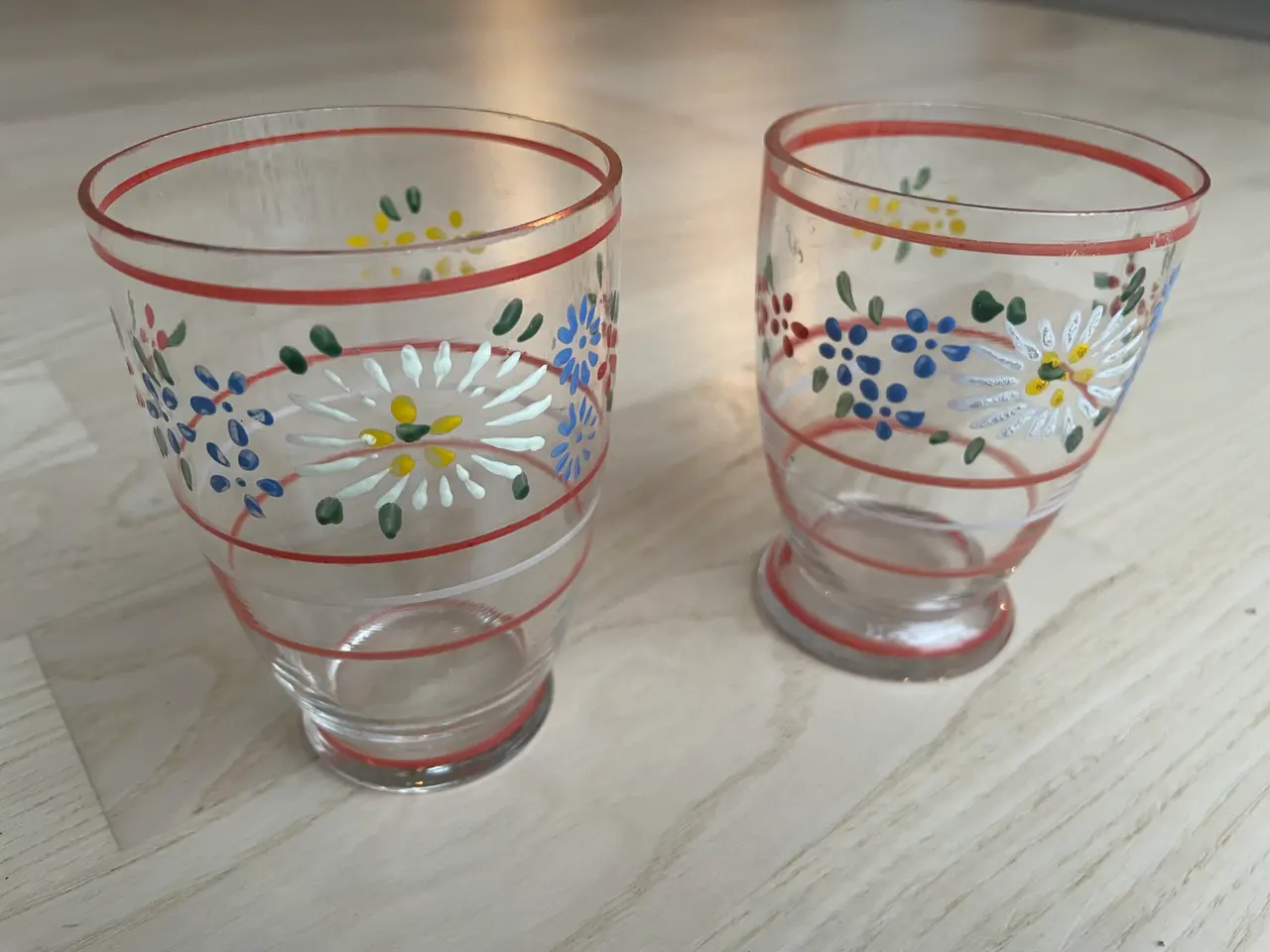 Billede 1 - 2 gamle glas og Patentflaske