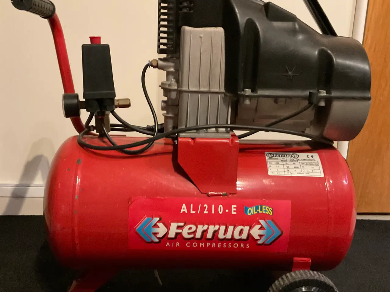 Billede 1 - Kompressor Ferrua 2 hk Model AL 210-E