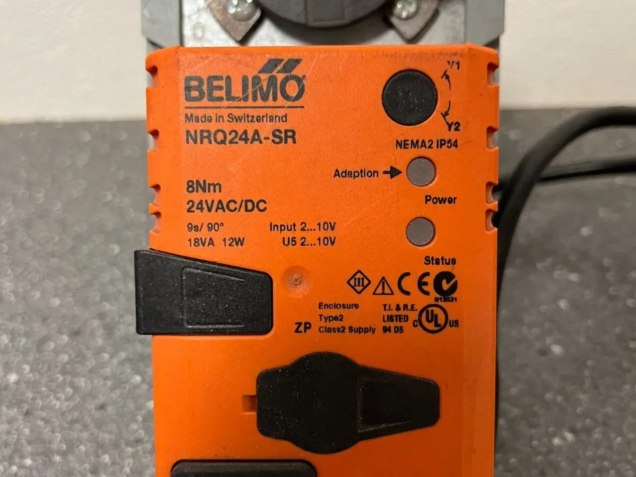 Billede 3 - Belimo NRQ24A-SR Rotary Actuator med ventil 8Nm