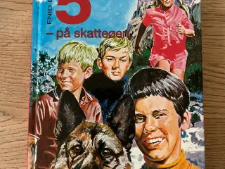 De 5 - på Skatteøen. Af Enid Blyton.