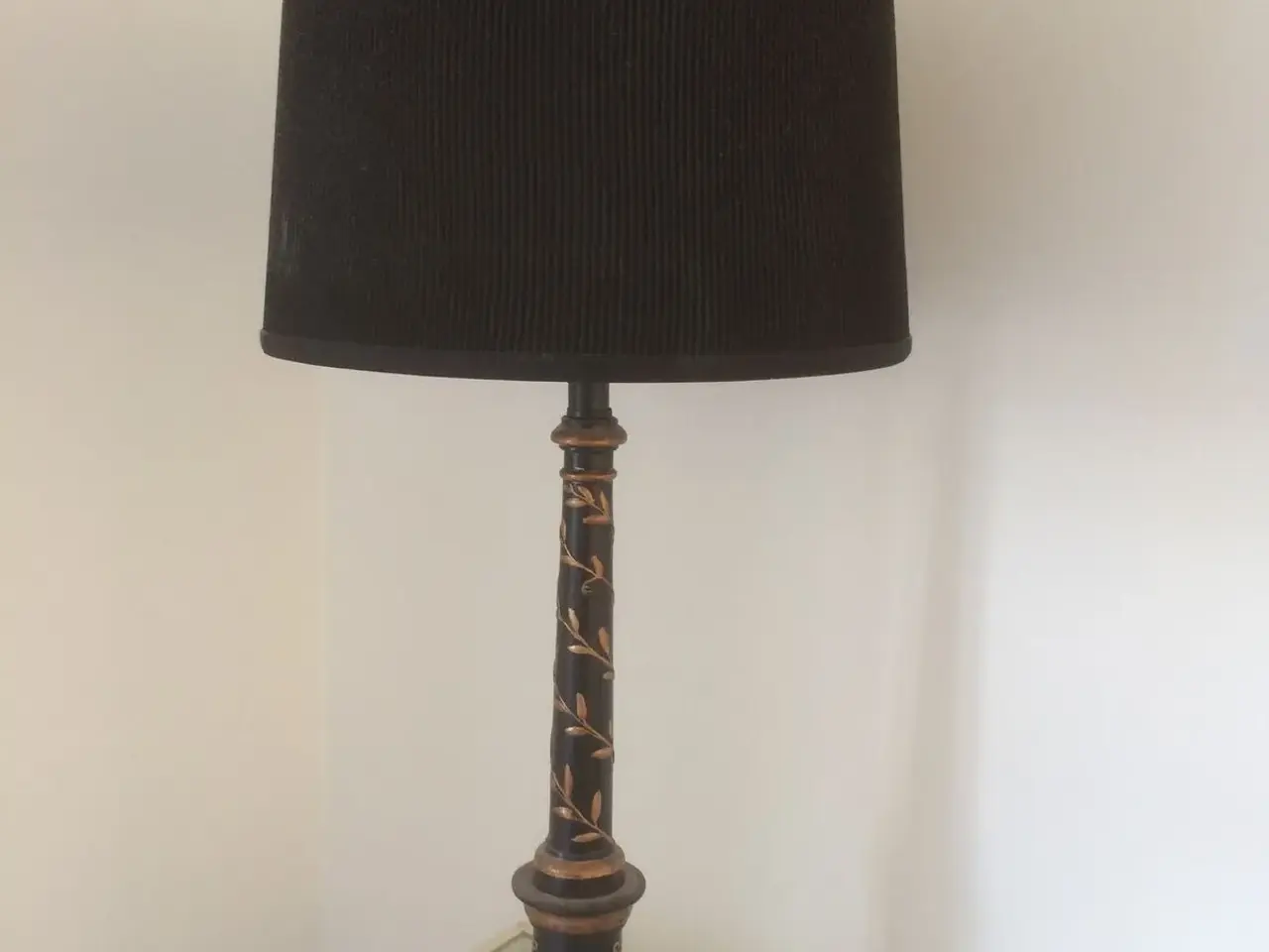 Billede 4 - Høje lamper, sort med kobberfarve