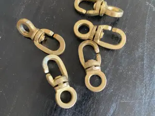 Messing karabinhager med øje