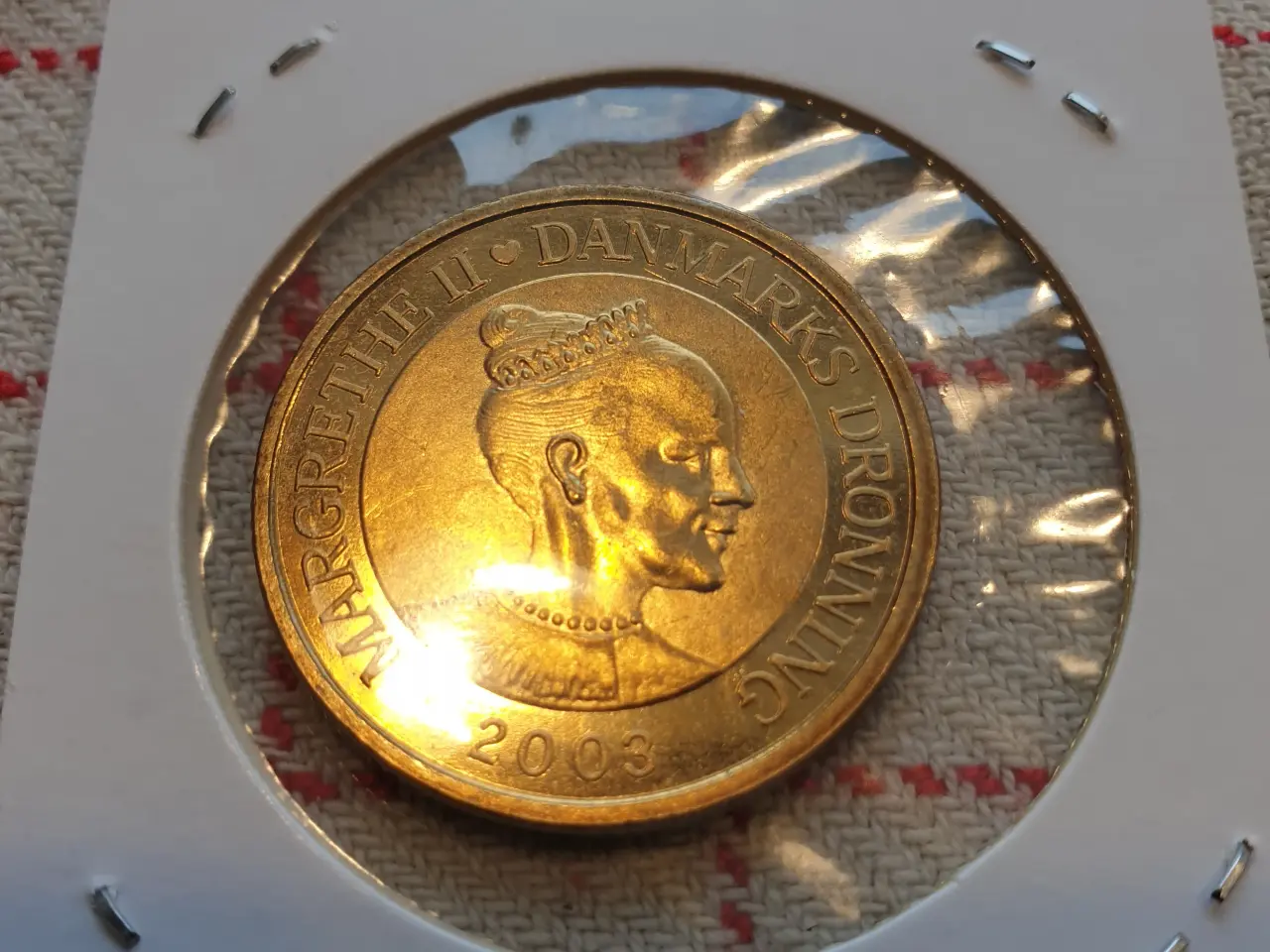Billede 1 - 20 Krone Margrethe II Temamønt Christiansborg 2003