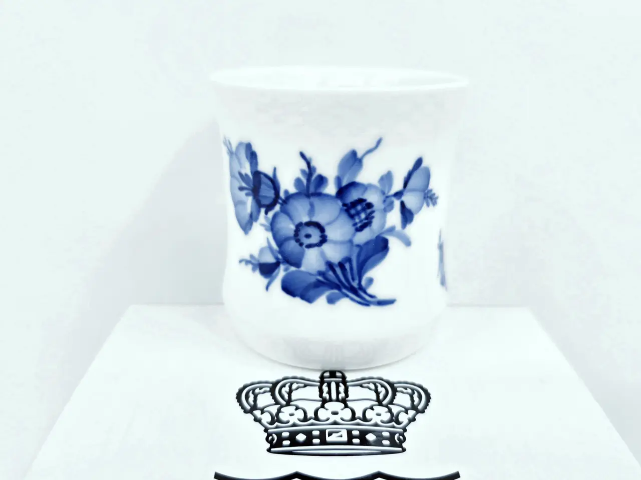 Billede 1 - Blå Blomst Flettet Vase nr. 10-8253. sortering 2