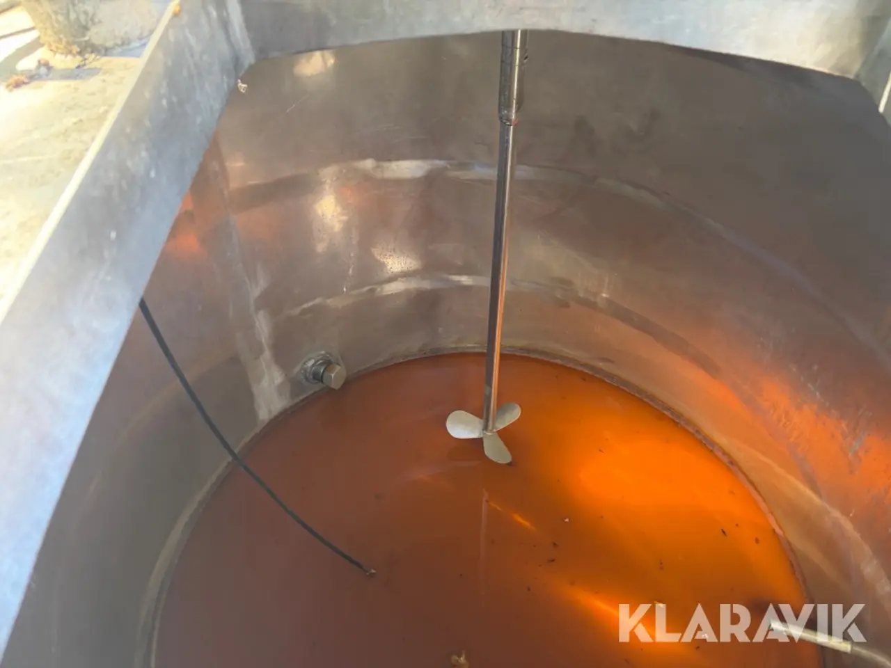 Billede 6 - Rustfri tank til mejeriprodukter 1000 Liter blandetank