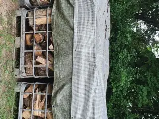 Tørt blandet træ, indholdet af de 6 burer
