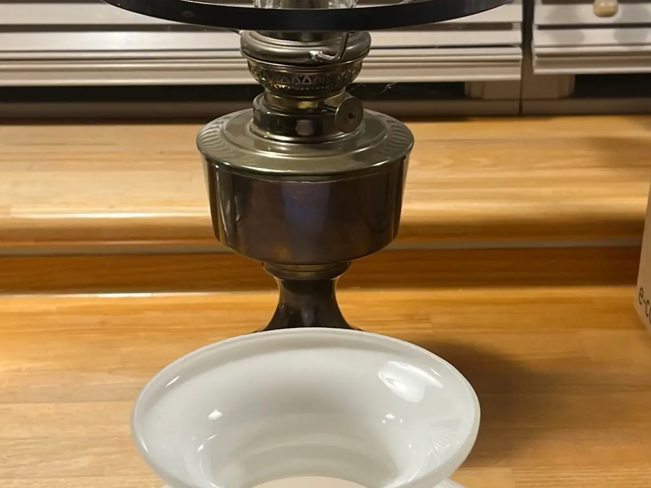 Billede 2 - Antik Petroleums bordlampe
