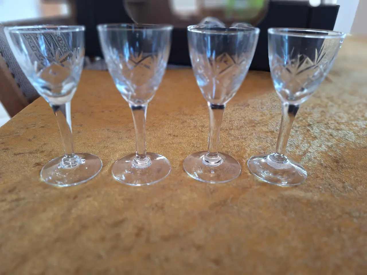Billede 1 - 4 holmegårds portvins glas - Ulla