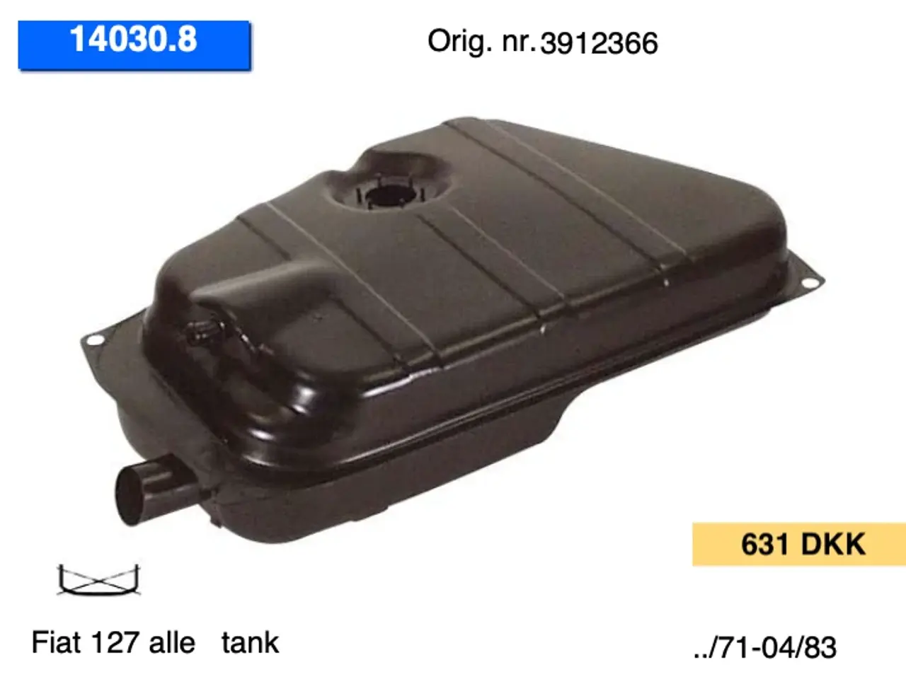 Billede 2 - Fiat tanke