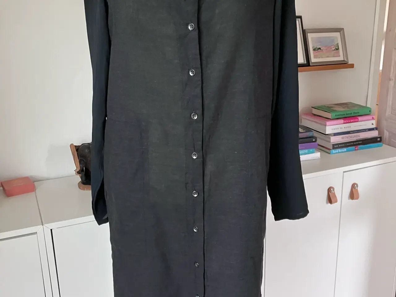 Billede 1 - Sort kjole fra Selected Femme, str. 34. NY