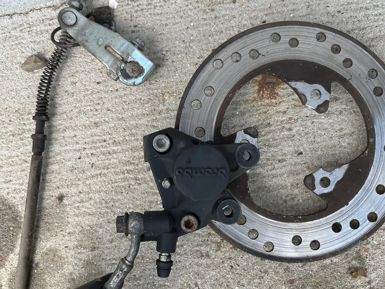Billede 4 - Yamaha Jog R bremser