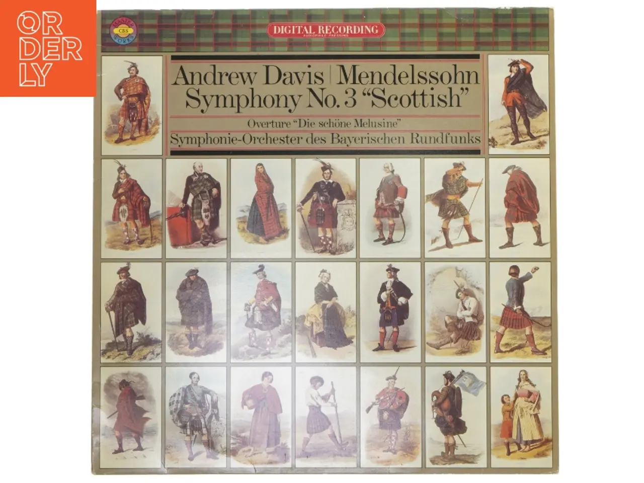 Billede 1 - LP Andrew Davis Mendelssohn Symphony No.3 Scottish fra CBS Masterworks