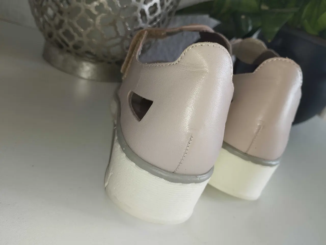 Billede 7 - Ballerinasko Rieker str 39 velcro læder sart ro