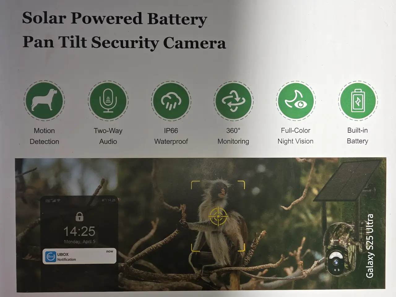 Billede 4 - Vildkamera til simkort med solpanel