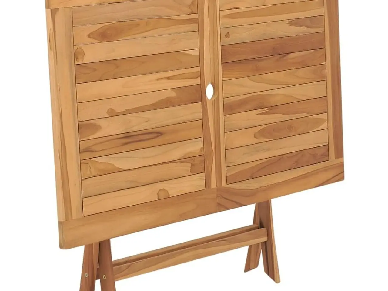 Billede 4 - Foldbart havebord i massivt teaktræ - 120 × 70 × 75 cm
