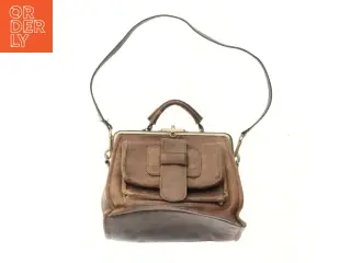 Brun vintage taske (str. 32x29 cm)