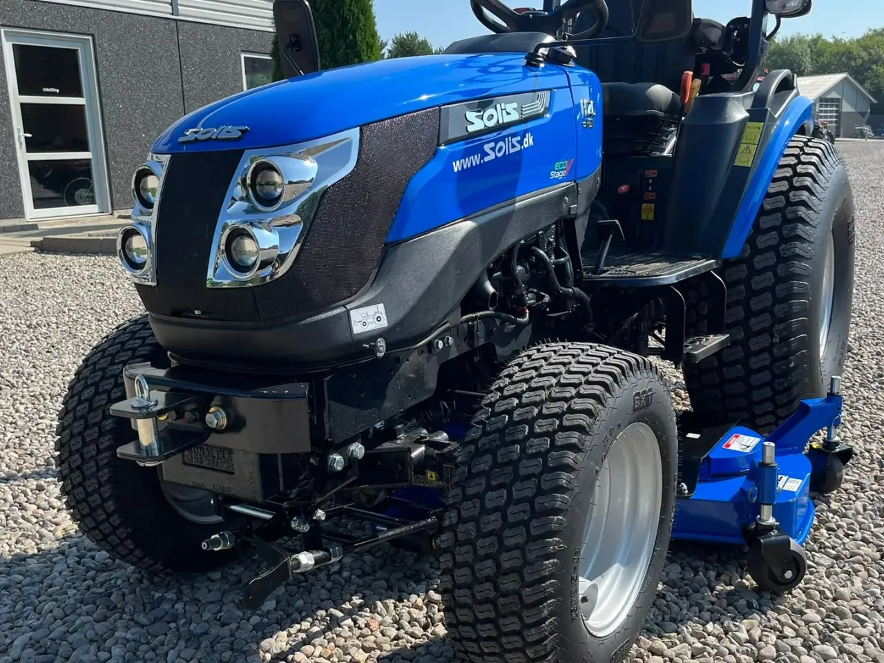 Billede 6 - Solis 26 HST Hydrostat Turf hjul og klipperbord