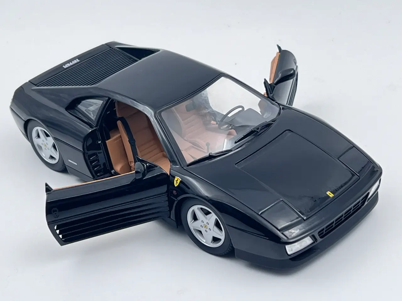 Billede 4 - 1991 Ferrari 348TB Sort / HotWheels - 1:18