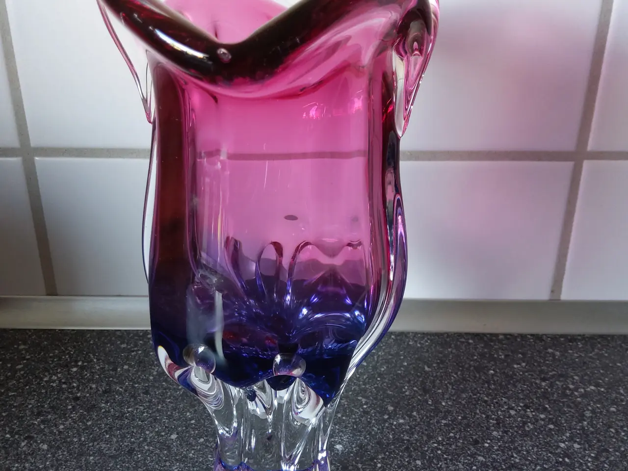 Billede 7 - Hospodka glaskunst vase.