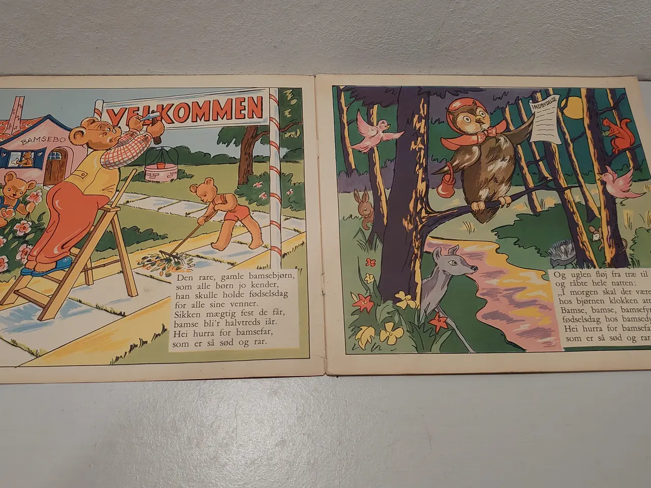 Billede 3 - Inge Aasted:Bamses Fødselsdag. Adolph Holst 4285