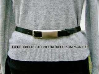 Vintage læderbælte, Bæltekompagniet, Ægte læder