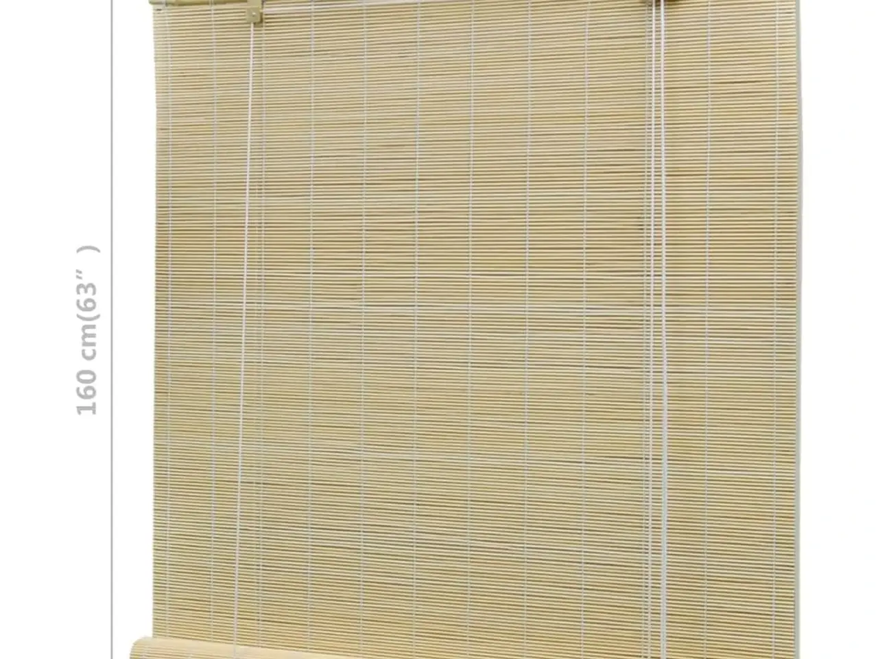 Billede 6 - Bambusrullegardin 120 x 160 cm - naturlig bambus