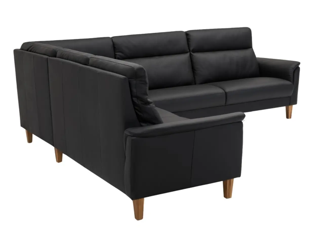 Billede 3 - Hjort Knudsen Sæby Læderhjørnesofa