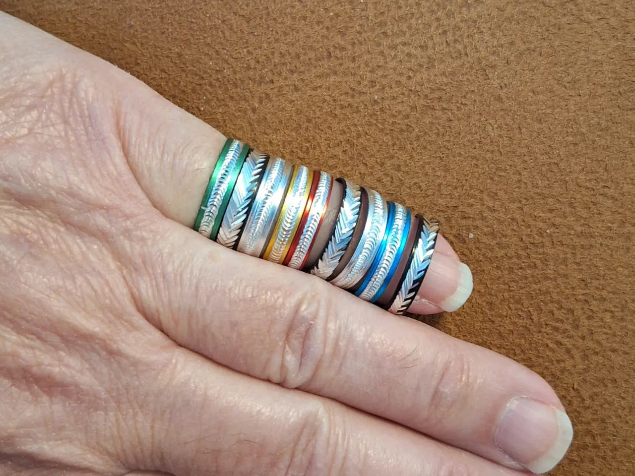 Billede 4 - 9 stk. Fingerringe