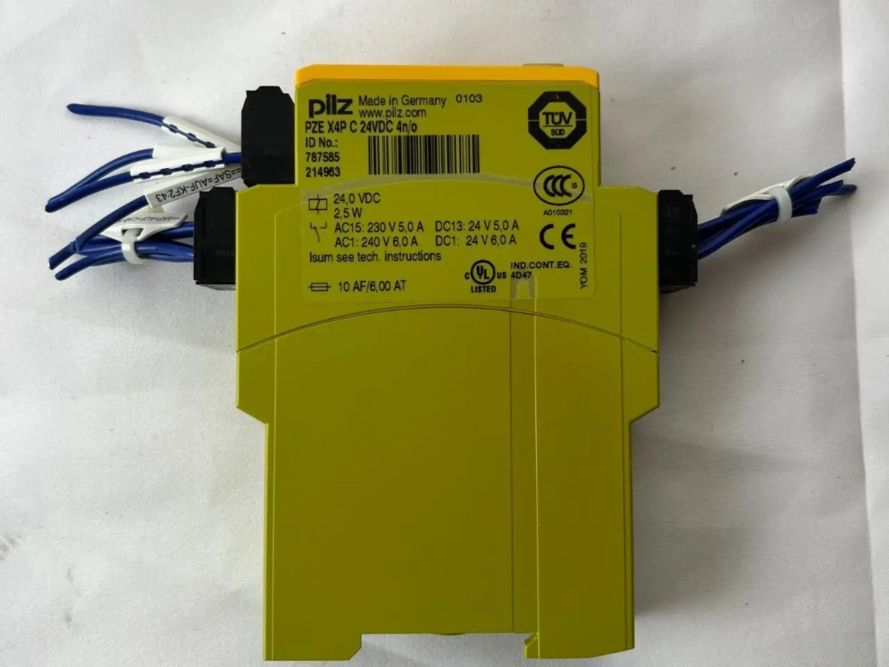 Billede 5 - Pilz 787585 PZE X4P sikkerhedsrelæ Contact 24VDC