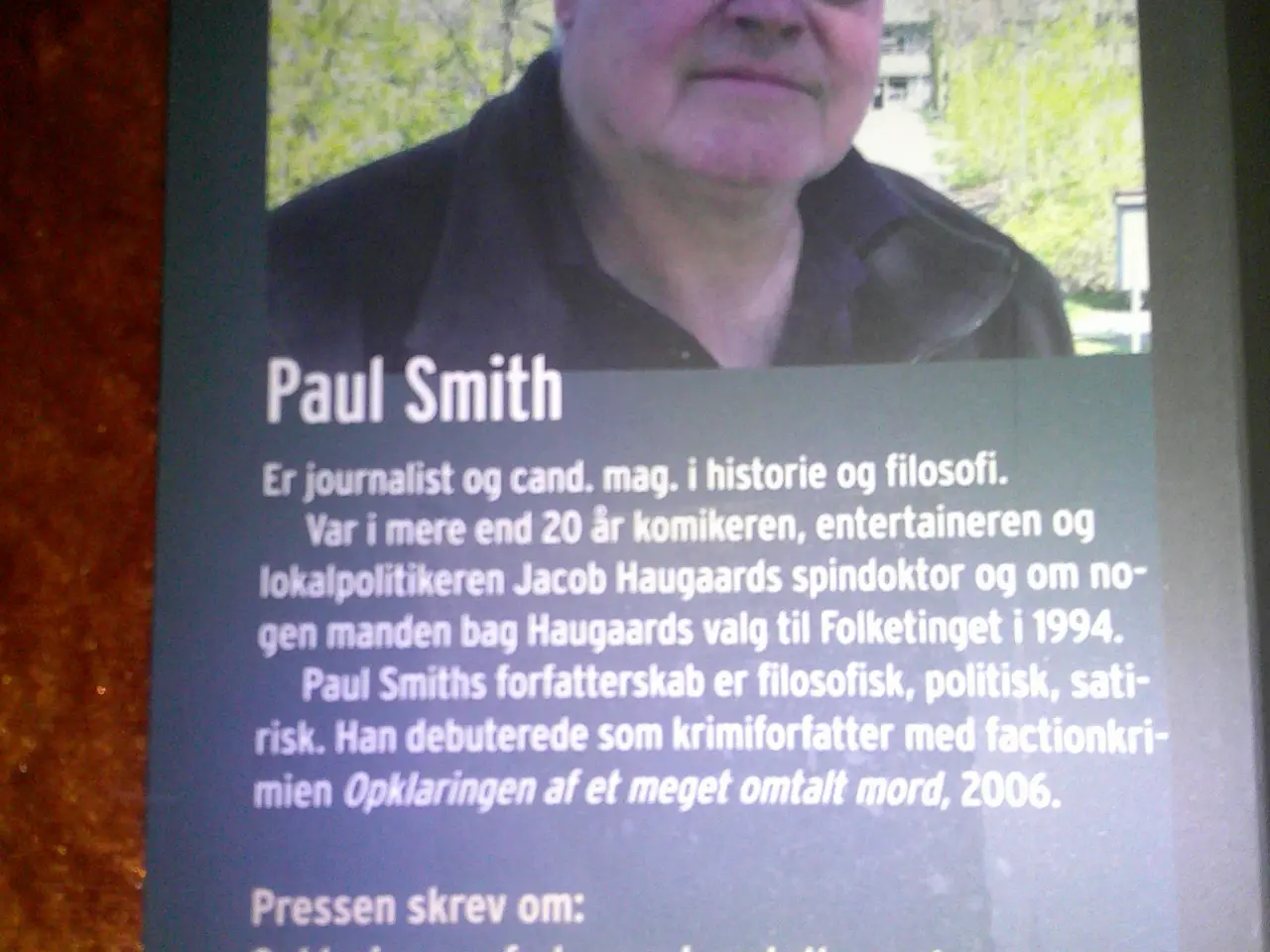 Billede 2 - Palmes morder?, Paul Smith,