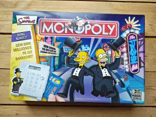 Monopoly The Simpsons Brætspil Elektronisk Bank