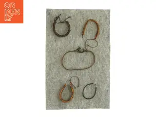 Blandede læderarmbånd (5 stk)