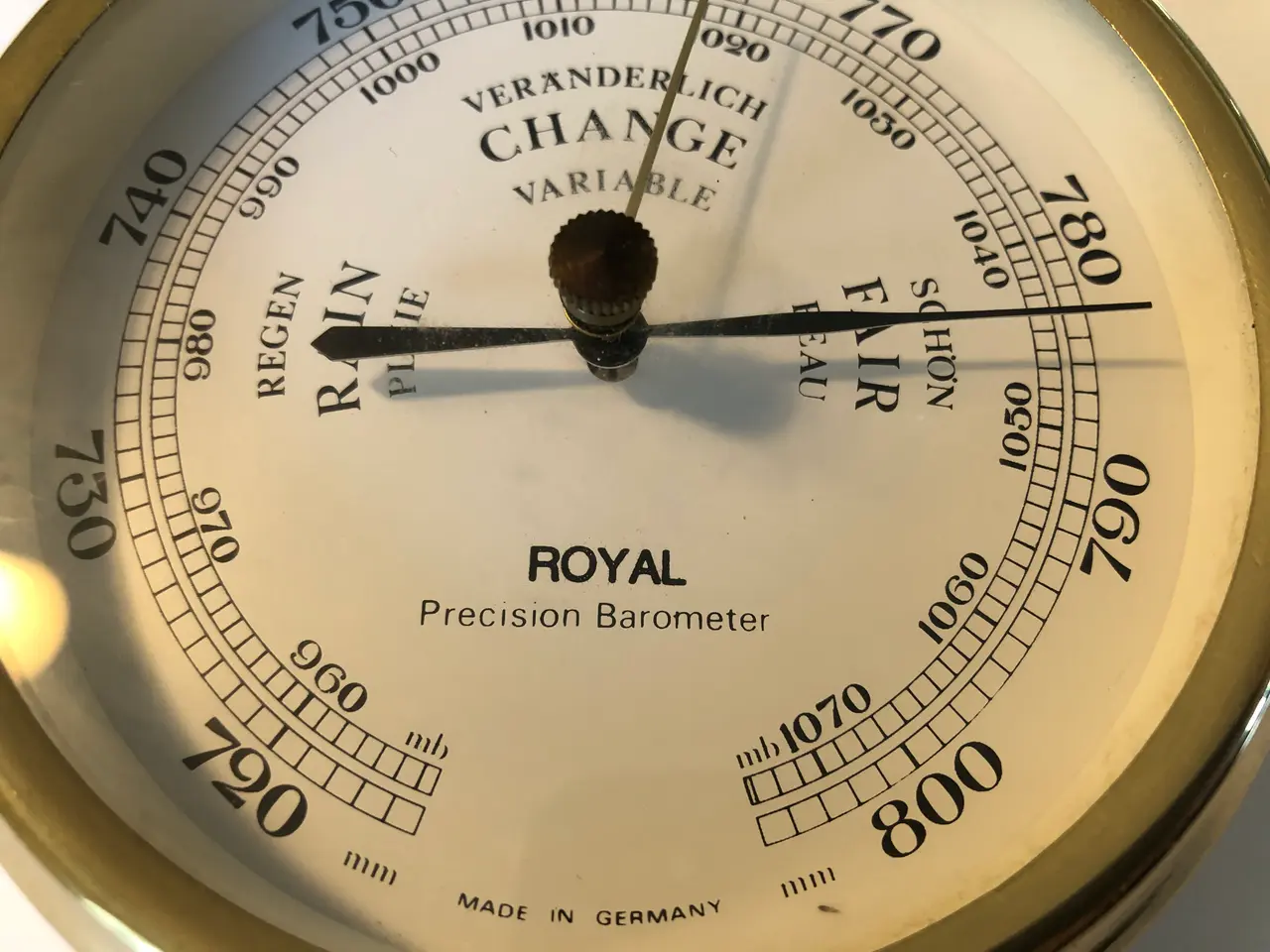 Billede 7 - Skibsbarometer fra Royal, made in Germany