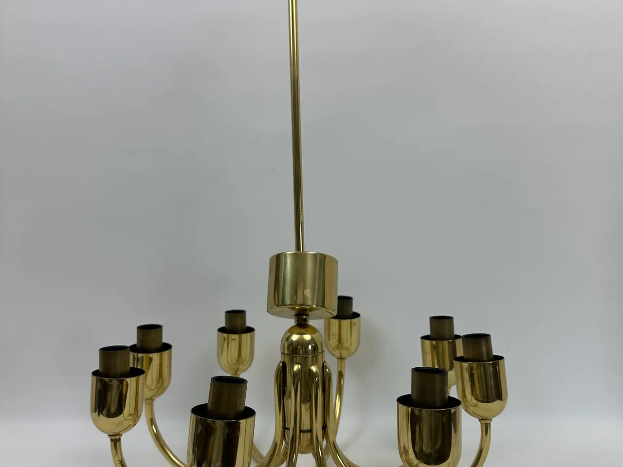 Billede 9 - Loftslampe / Lysekrone i messing (Kaiser Leuchten)