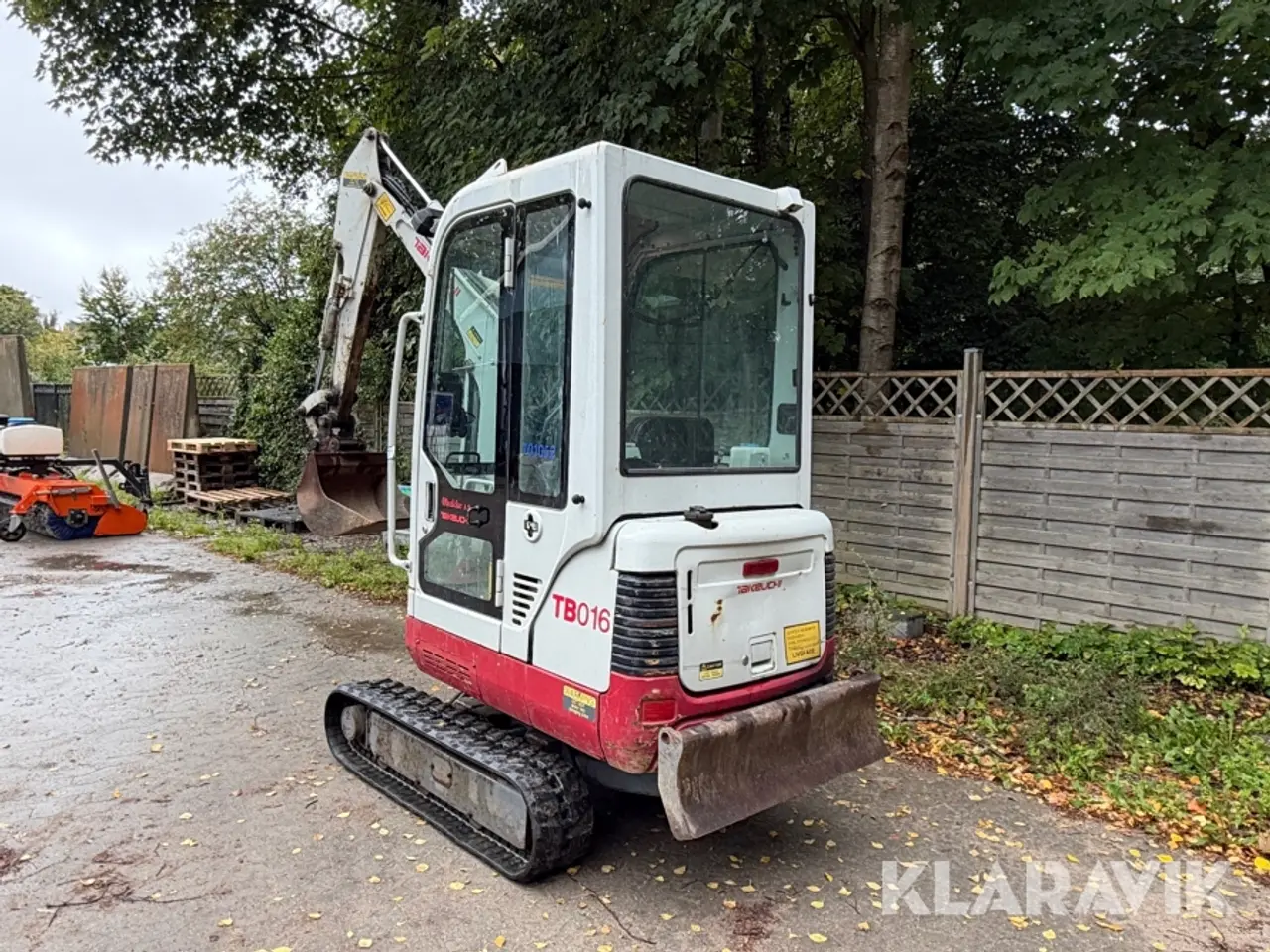 Billede 4 - Gravemaskine Takeuchi TB016