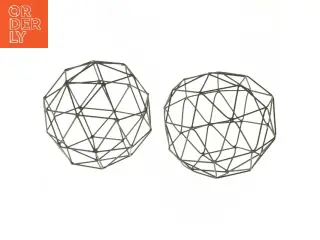 Geometriske metaldekorationer (str. Ø 15 cm)
