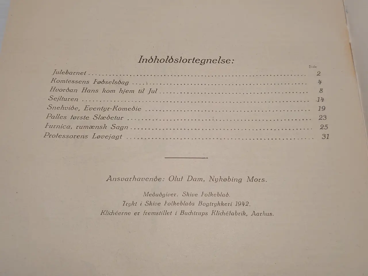 Billede 4 - 2 julehæfter fra 1942: Jul og Barnets Jul.