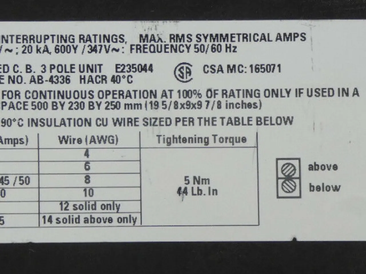 Billede 4 - SIEMENS SIRIUS 3RV1742-5DD10 Power kontakt | Type