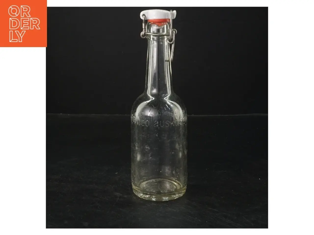 Billede 1 - Glasflaske med patentlåg (str. 21 cm)