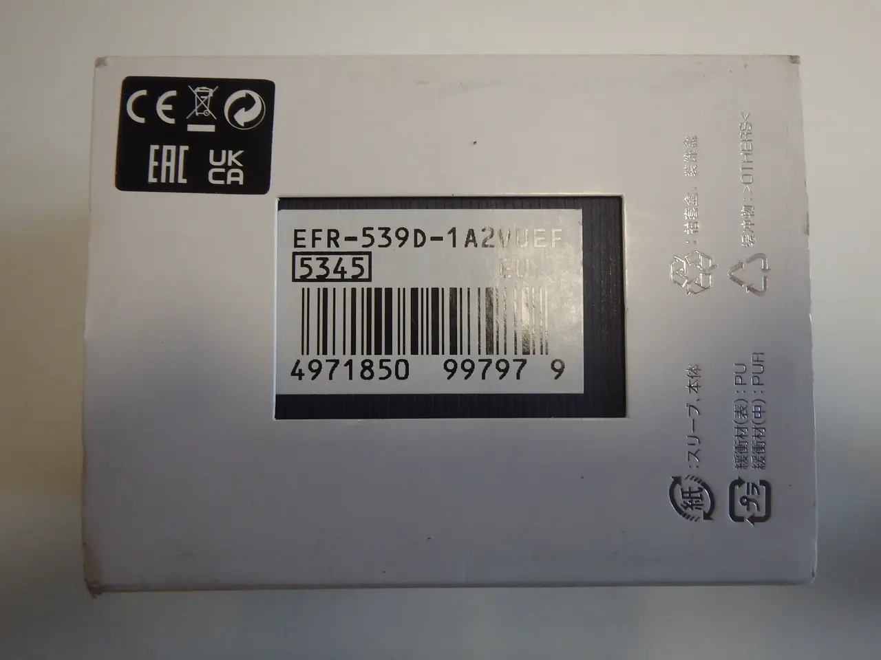 Billede 8 - Casio Edifice sort/blå/stål Kronograf Model 5345