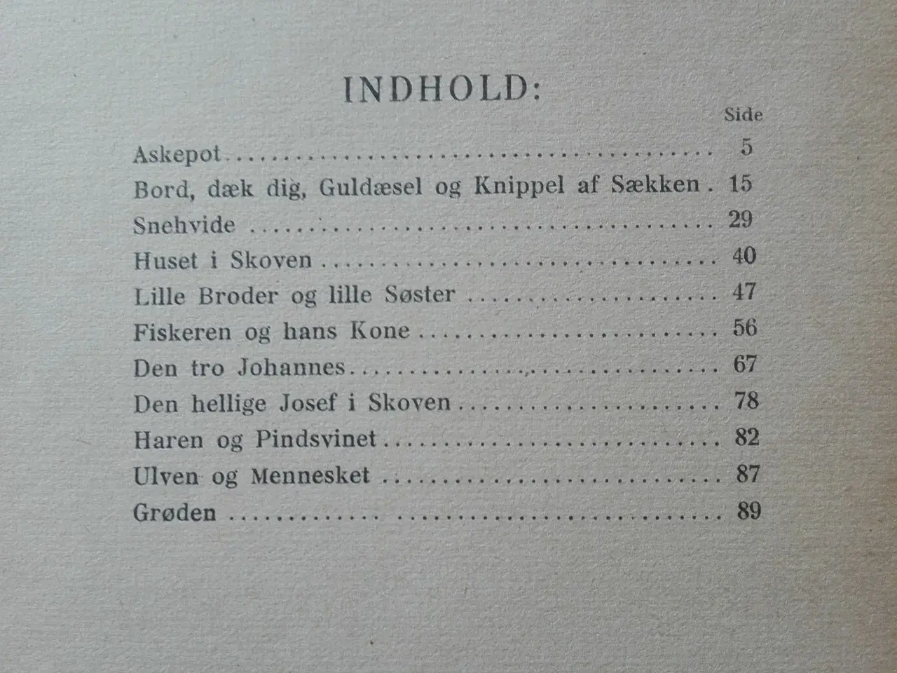Billede 4 - Grimms eventyr - udvalg for større børn