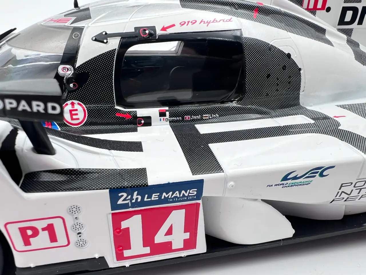 Billede 6 - 2014 Porsche 919 Hybrid #14 - 1:18