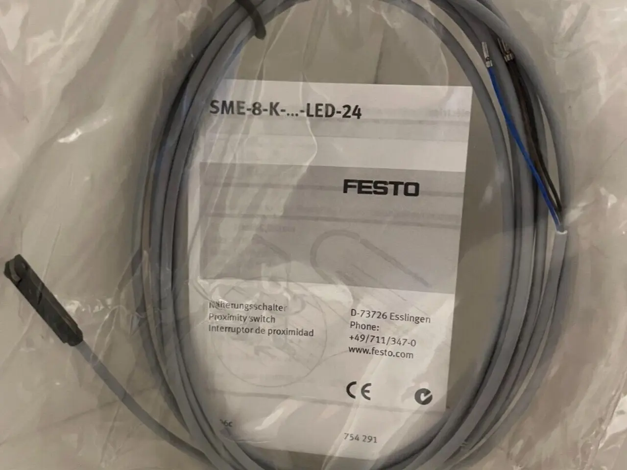 Billede 1 - Festo SME-8-K-LED-24 Proximity kontakt Sensor -